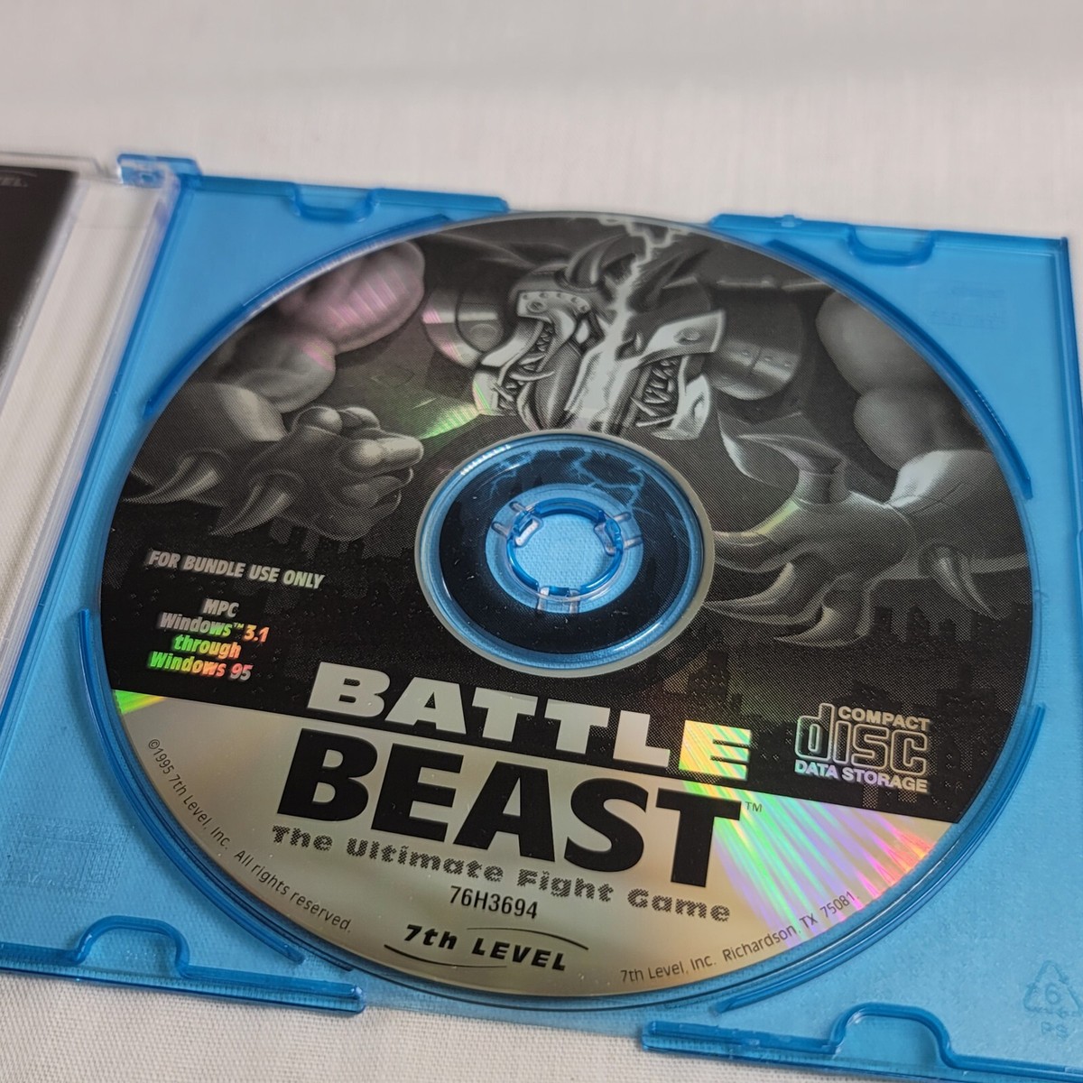 Battle Beast The Ultimate Fight Game 1995 PC CD-ROM - Disc Only