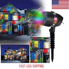 🌟12 Pattern Slides Christmas Halloween Image Laser Projector Light 🌠