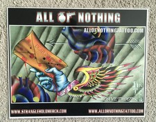 Tattoo Studio Shop Flash Single by Dave Tedder Dear John Letter 11" X 14" Print