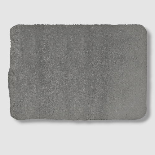 Pure Bath Gray Faux-Fur Memory Foam Bath Rug 20in x 32in - Picture 1 of 3