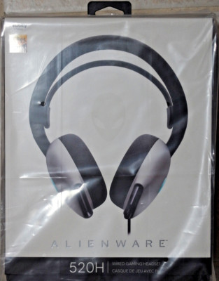 AW520H Wired Gaming Headset - Dolby Atmos, Unidirectional, AlienFX 16.8 Milli...
