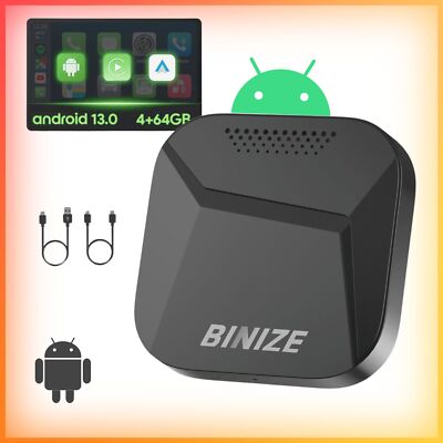 CarPlay AI Box with Android 13 4+64 YouTube Netflix Smart AI for Honda Toyota VW