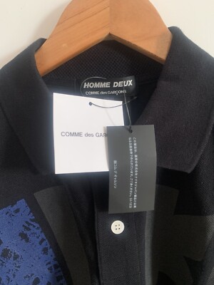 Comme Des Garcons Homme Deux Nike Polo 2012 NWT S DSM | eBay