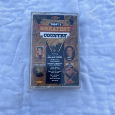 Todays Greatest Country, Various Artists, very good condition, Cassette Tape