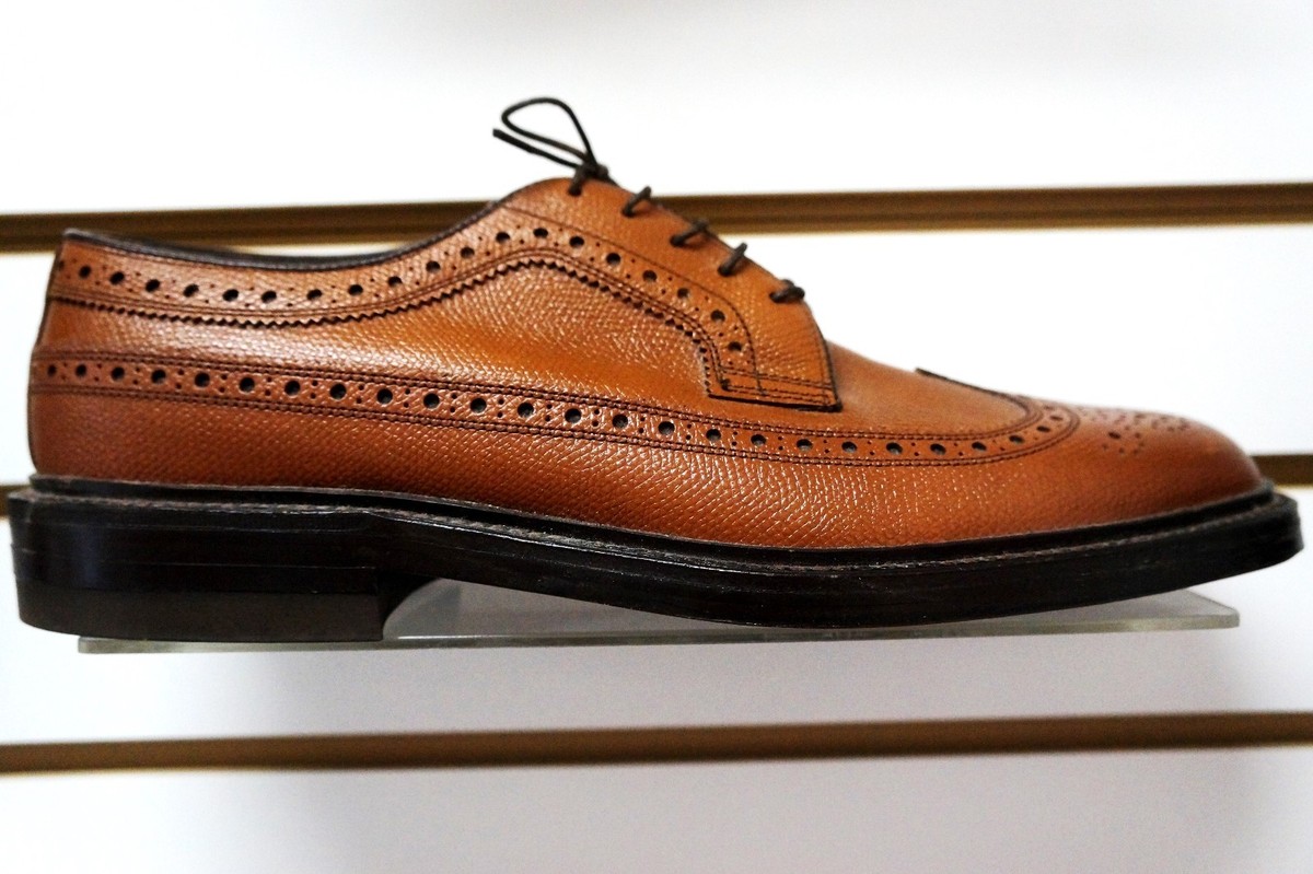 NETTLETON CLASSIC OAK BROWN WINGTIP MENS 9 D DRESS SHOES NEW 