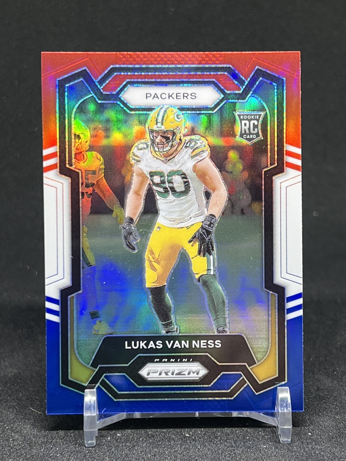 Lukas Van Ness Panini Prizm #336 Red/White/Blue