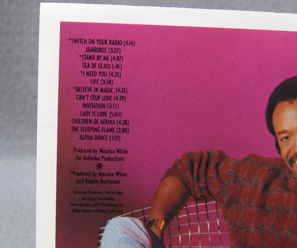 Maurice White - Self Titled (CD, 1985 Columbia) Earth, Wind & Fire Foto 3 de 4