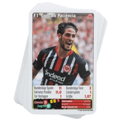 Eintracht Frankfurt - Quartett 2019/20 - Kartenspiel SGE !SAMMLERSTÜCK!