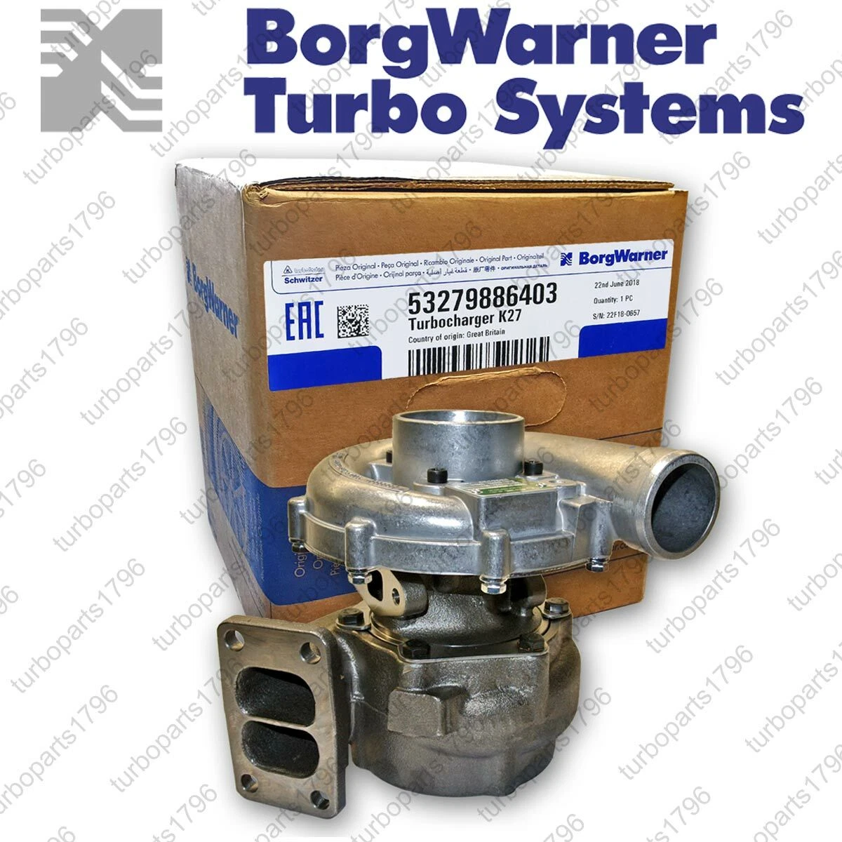 12273298 Turbolader MWM Traktor Fendt KHD 6.0529.20.0.0084  