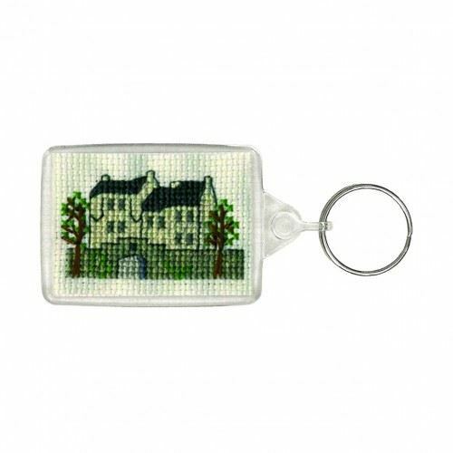 Castle Keyring Cross Stitch Kit (Textile Heritage)