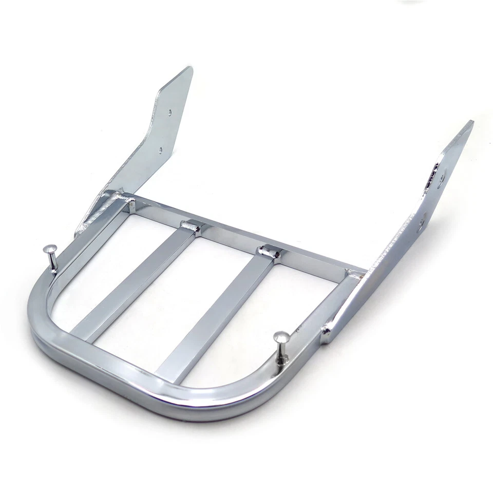 Portaequipajes cromado para Honda VTX 1300N/r/S 2003-2006 y 1800N/R/S 2002-2008 Foto 3 de 4