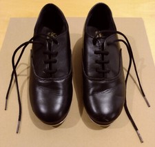 Sansha TA91L "Tee-Oscar" child 13.5M black leather tap shoes youth