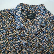 Rodd & Gunn Sports Fit Mens Floral Print Button Down Short Sleeve Shirt M