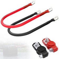 4 Gauge Battery Cable 1ft Soldered Battery Pure Copper Flex 4 Gauge AMG Wire ...