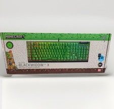 Razer BlackWidow V4 X Minecraft Mechanical Clicky Gaming Keyboard Brand New