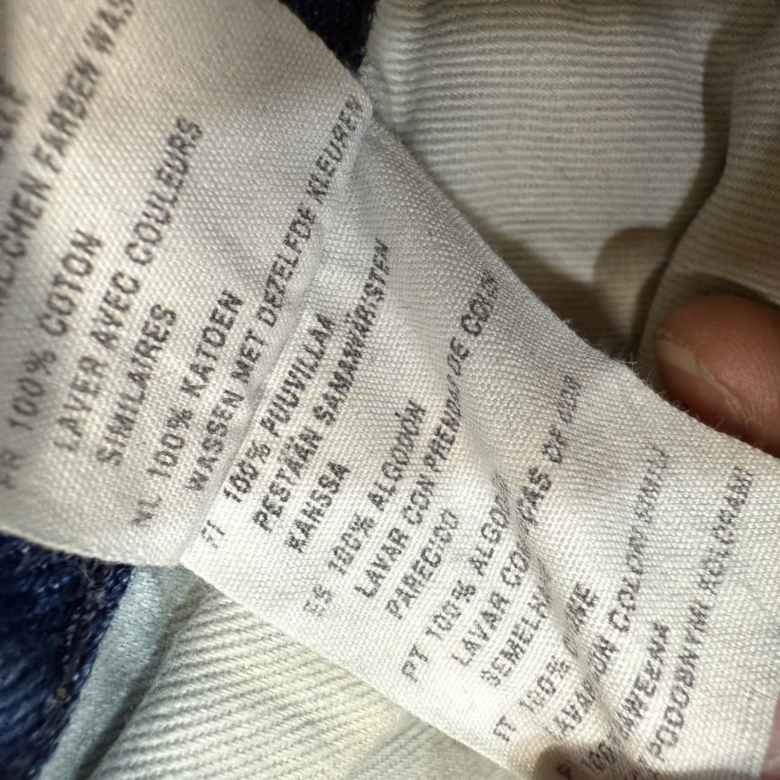 H&M &Denim 36X30 Fit LAD Straight Leg Jeans Distressed Midrise Grunge Streetwear thumbnail 8