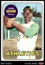 1969 Topps #195 Blue Moon Odom Athletics 3 - VG