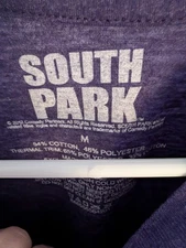 South Park Purple Long Sleeve Tshirt Medium