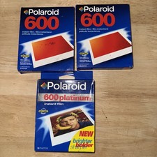 3 Packs Vintage Polaroid 600 Instant Film 3x 10 Photos EXPIRED 02/03 11/99