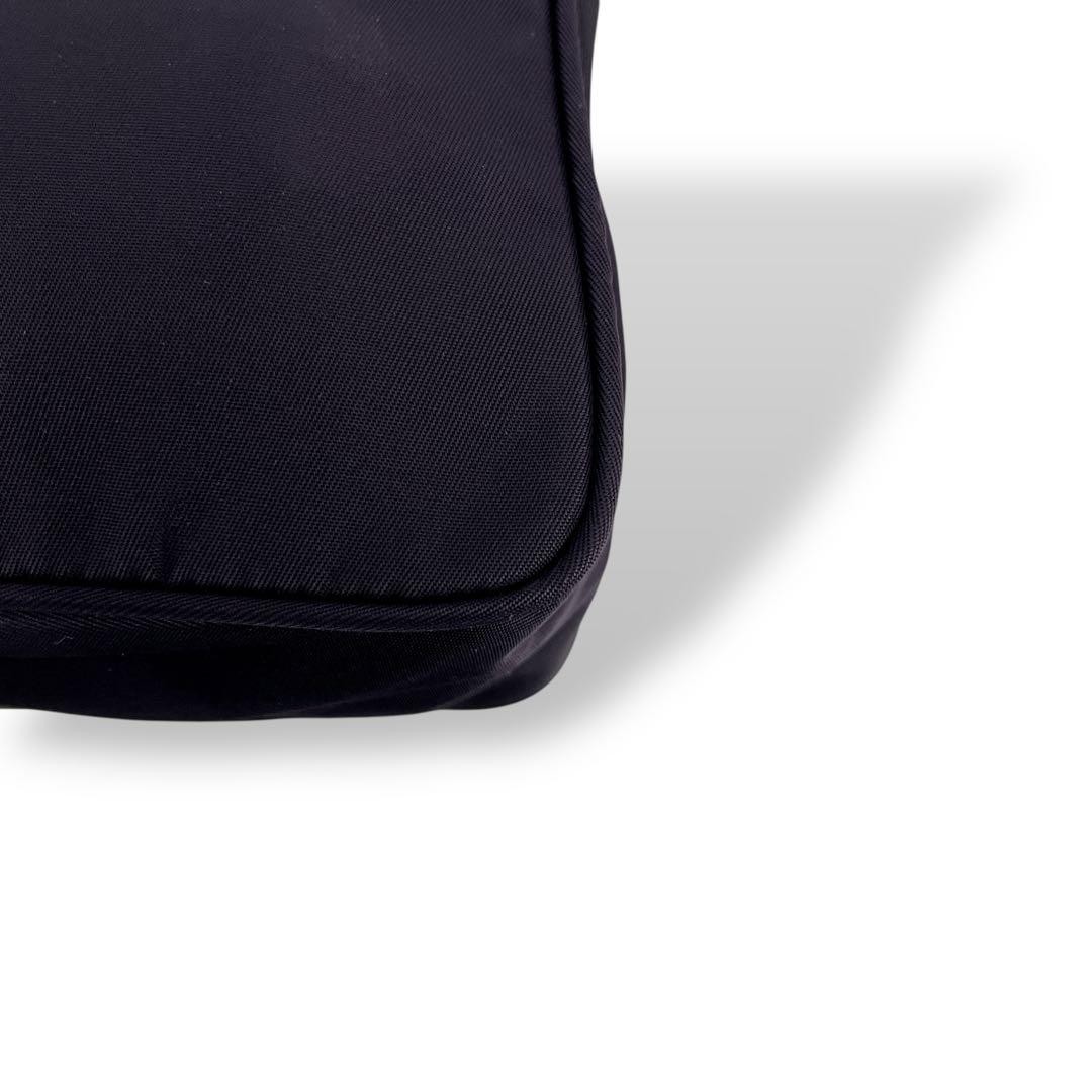 PRADA Accessory Pouch Triangle Logo One Shoulder Bag Nylon Purple Y2K thumbnail 7