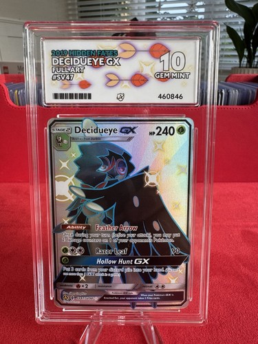 Decidueye GX 2019 Hidden Fates Full Art #SV47 ACE 10 - Bild 1 von 2