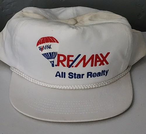 VTG Hat Remax Real Estate All Star Realty Snapback Adjustable Promotional Cap