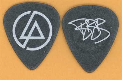 Linkin Park Brad Delson Vintage Guitar Pick - 2007 Minutes to Midnight Tour
