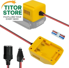 Adapter 20V to 12V Step Down Car + Cigarette Lighter + DC Connector 