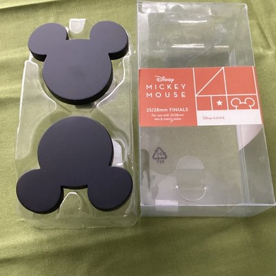  Disney Mickey für Kinder Mickey Mouse Gardinenstangenenden Enden.