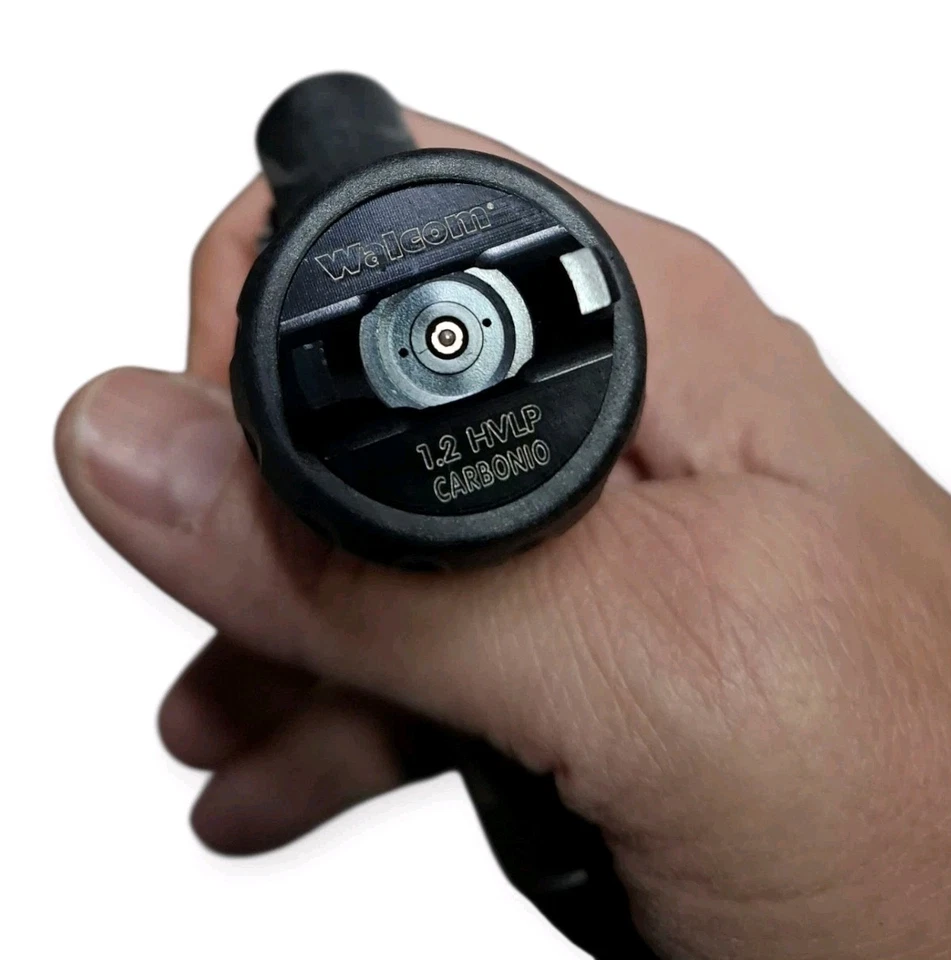 WALCOM EGO CARBONIO 190 HVLP ø 1.2 MINI AEROGRAFO "SAMURAI LIMITED EDITION" - Immagine 3 di 4