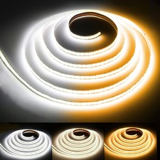 COB CCT 2700-6500K 608leds/m LED Strip High Density Dimmable Flexible Tape Light