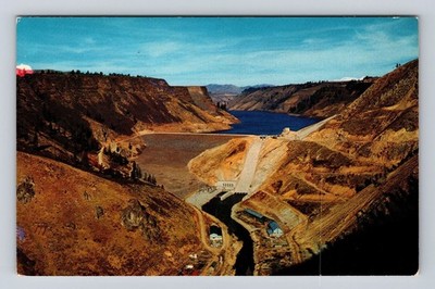 Mountain Home ID-Idaho, Anderson Ranch Dam, Earth Filled Dam, Vintage Postcard