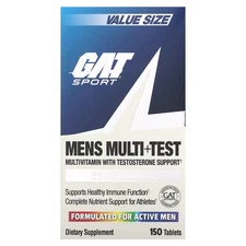 2 X GAT, Mens Multi + Test, 150 Tablets