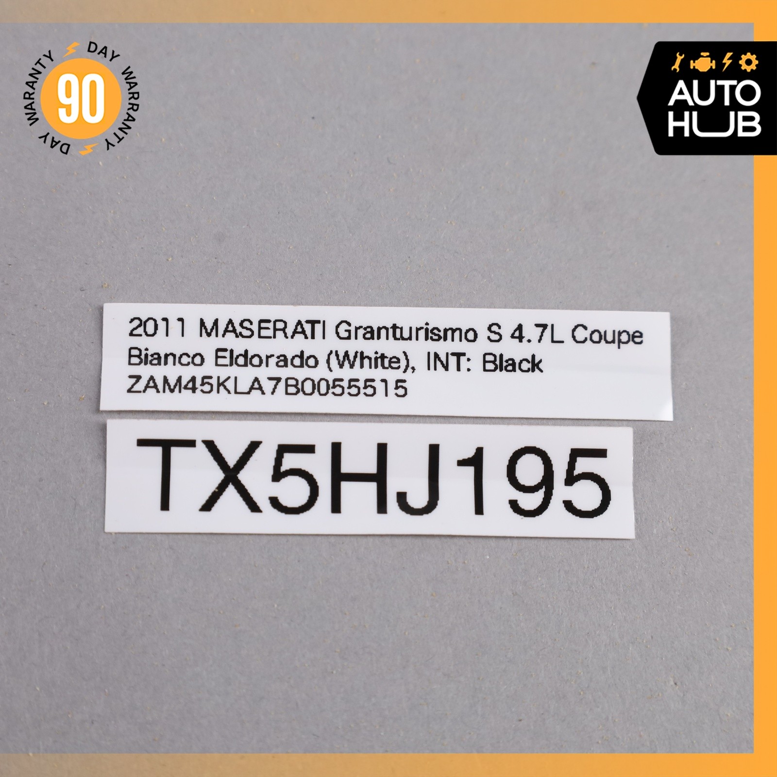 08-12 Maserati GranTurismo M145 Left Side Inner Tail Light Lamp 231567 OEM 45k