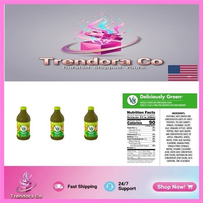 Balanced 100% Vegetable & Fruit Juice, 46 fl oz |  & Gluten Free | 3-Pack