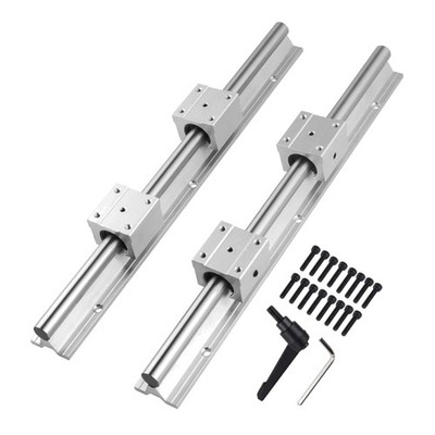 Linearschiene Führungsschiene 1200 mm mit Lagerblöcken Metall für Industriema...