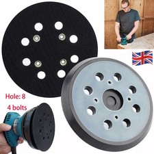 125mm Orbital Sander Backing Base Pad Fits Makita Dewalt Black&Decker Sanders UK