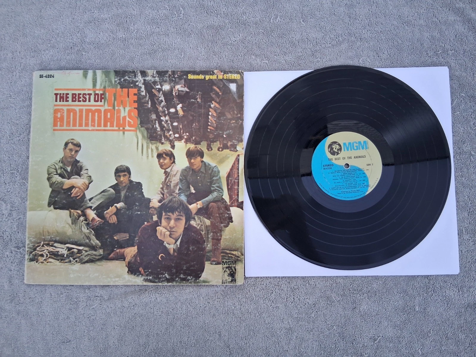 The Animals - The Best of The Animals  - 1966 - MGM E-4324 VG