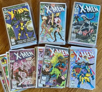 UNCANNY X-MEN HUGE COMIC LOT COLLECTION RUN 120 ISSUES #143-318 Copper Claremont