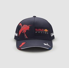 Puma Red Bull Racing F1 Max Verstappen 1 Hat Navy Blue Curved Brim Baseball Cap