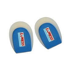 Silicone Gel Heel Cups (PAIR) Cushion Inserts for Plantar Fasciitis & Heel Pain