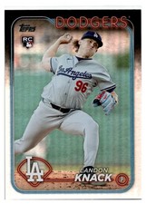 2024 Topps Update Landon Knack Rainbow Foil #US127 RC Dodgers