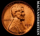 1956-D Lincoln Wheat Cent- Red Choice Gem Brilliant Uncirculated Luster #i3410
