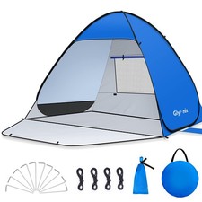 Pop Up Beach Tent Instant Portable Sun Shade Shelter S 1-2 Persons UPF 50 ...