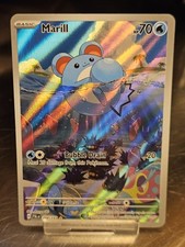 Pokémon Marill TCG Card 204/193 Paldea Evolved Illustration Rare Holo