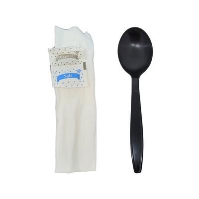 DHG PROFESSIONAL Soup Spoon Napkin Salt pepper packet Plastic Multicolor 12 Inch