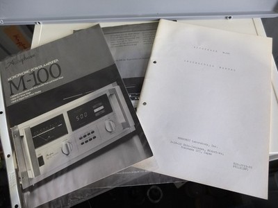 Accuphase M 100 Bedienungsanleitung Reinschauen !!! TOP !!!2