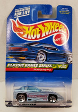 Hot Wheels 1998 Classic Games Series Silhouette II Toss Across Silver New READ