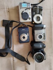 Lot Of 5 Digital Cameras For Parts Only
