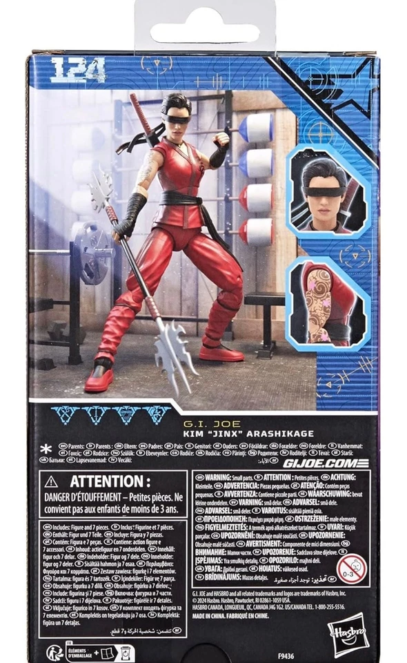 G.I. Figura de acción Joe Classified Series Kim "Jinx" Arashikage - HASBRO Foto 2 de 3